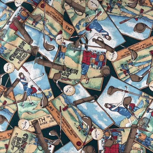 Boston Prepatory Company Shirt Men’s L Female Golfer Collared USA Made Vtg Rare - Picture 7 of 13